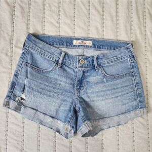 Hollister Womens Blue Short Shorts